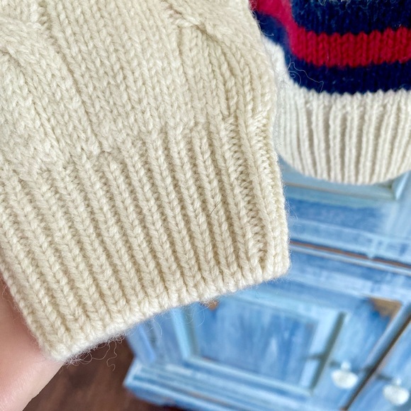 BRANDY MELVILLE NIKKI HEAVY WOOL STRIPE SWEATER - Picture 9 of 13